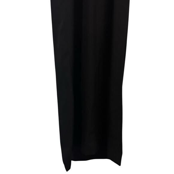 Alyce Designs Black Beaded Halter Neck Gown – Labeled 8, Fits Like 2 Y2K Glam - Picture 10 of 11